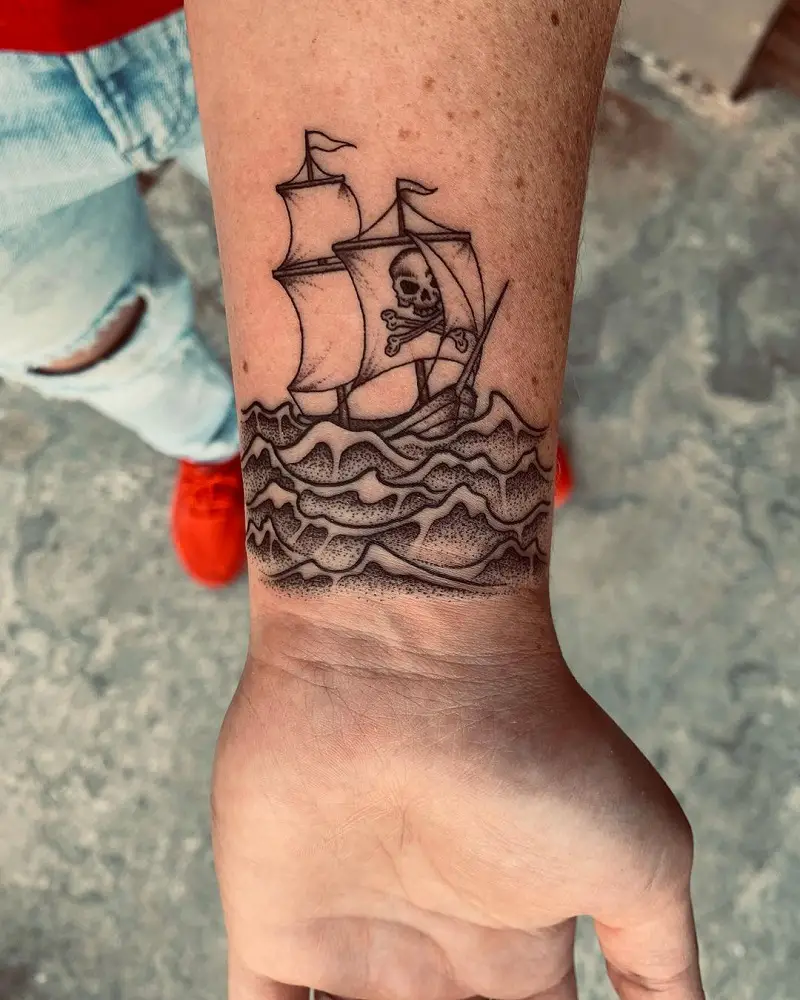Small Pirate Tattoo 3