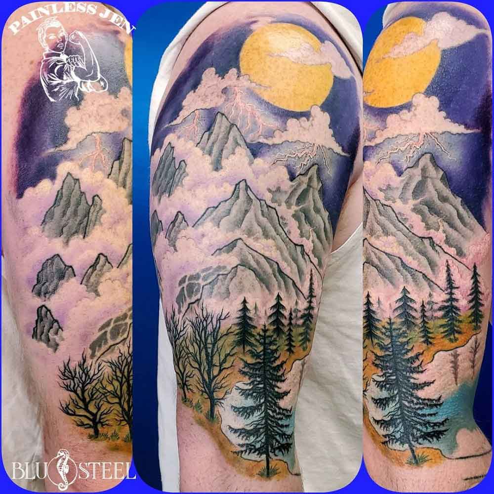 Smoky Mountain Tattoo 2