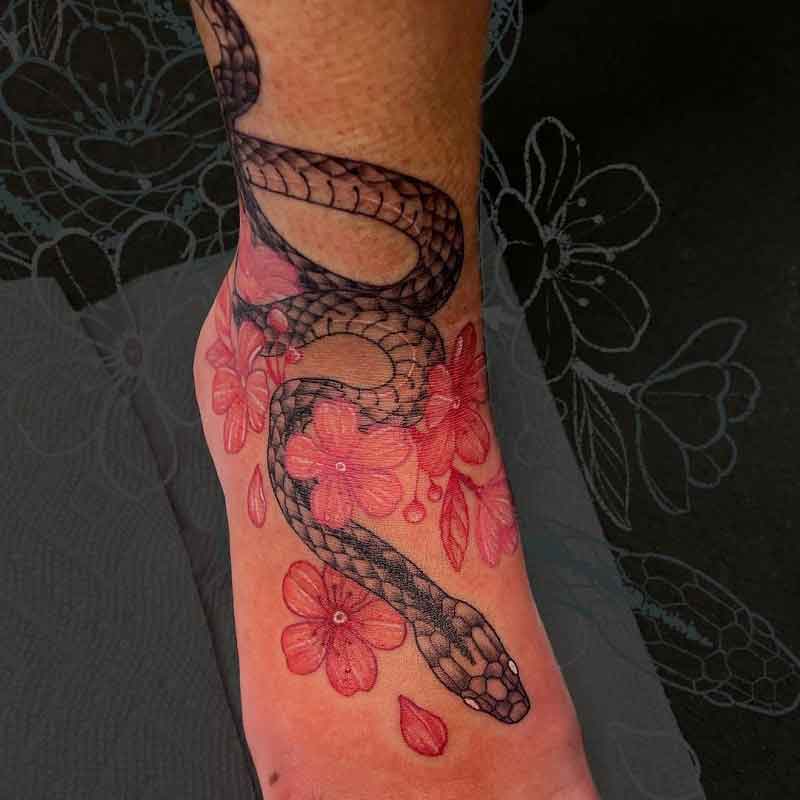 Snake Ankle Tattoo 1