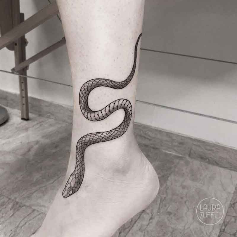 Snake Ankle Tattoo 2