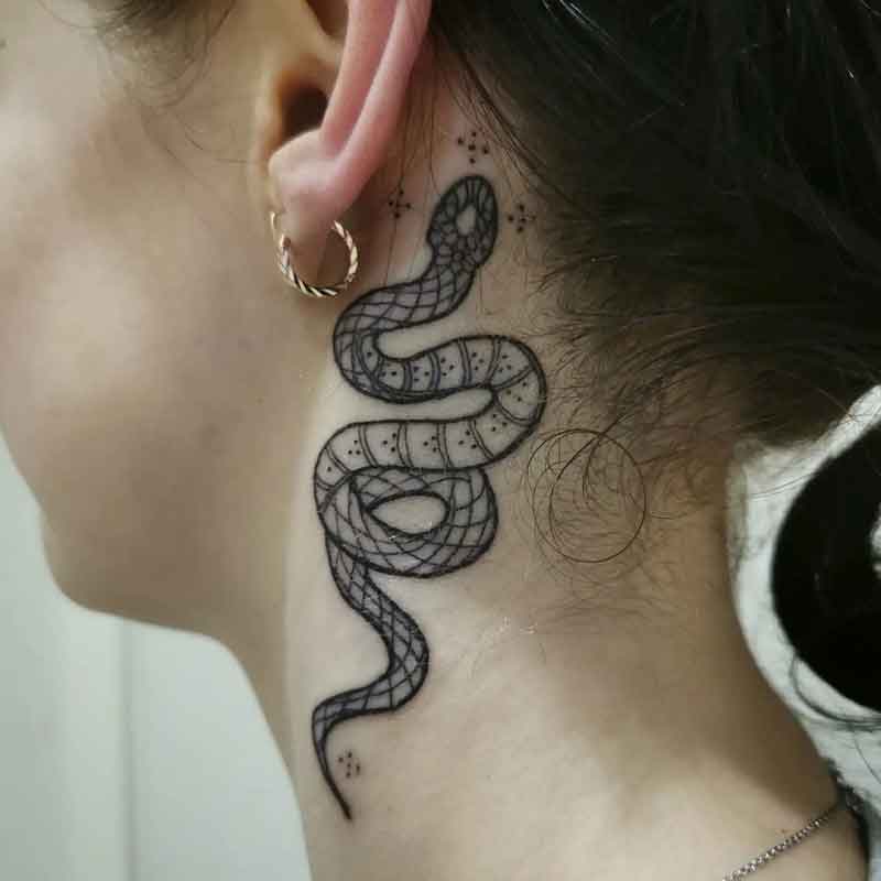 Snake Neck Tattoo 3