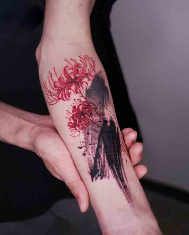 Spider-Lily-Tattoo-(3)