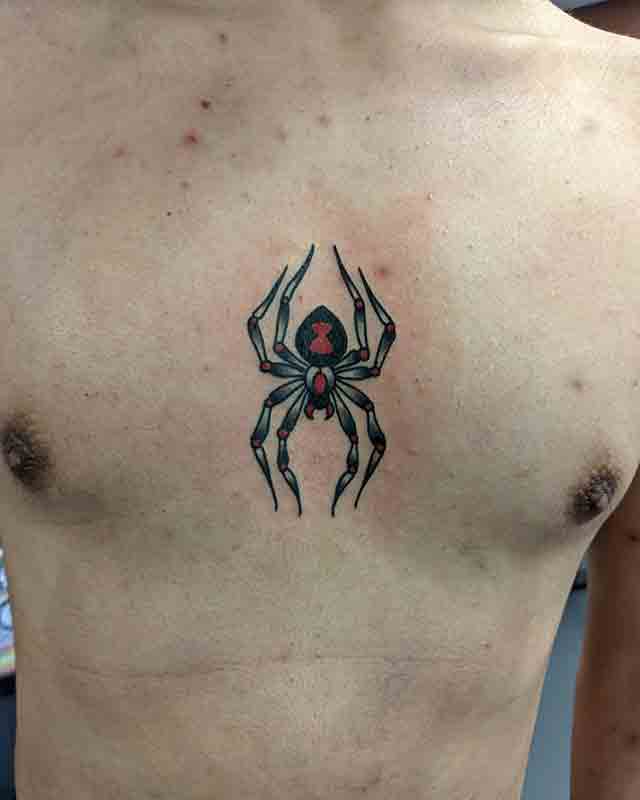 Spider Man Tattoo Chest (2)