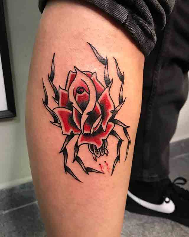 Spider-Rose-Tattoo-(3)