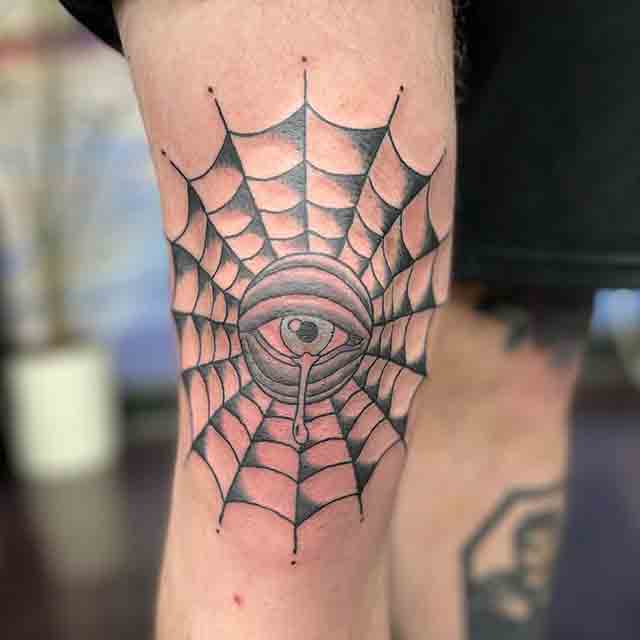 Spider-Web-Knee-Tattoo-(2)