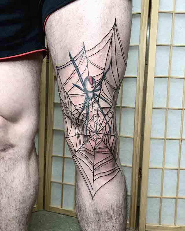 Spider-Web-Knee-Tattoo-(3)