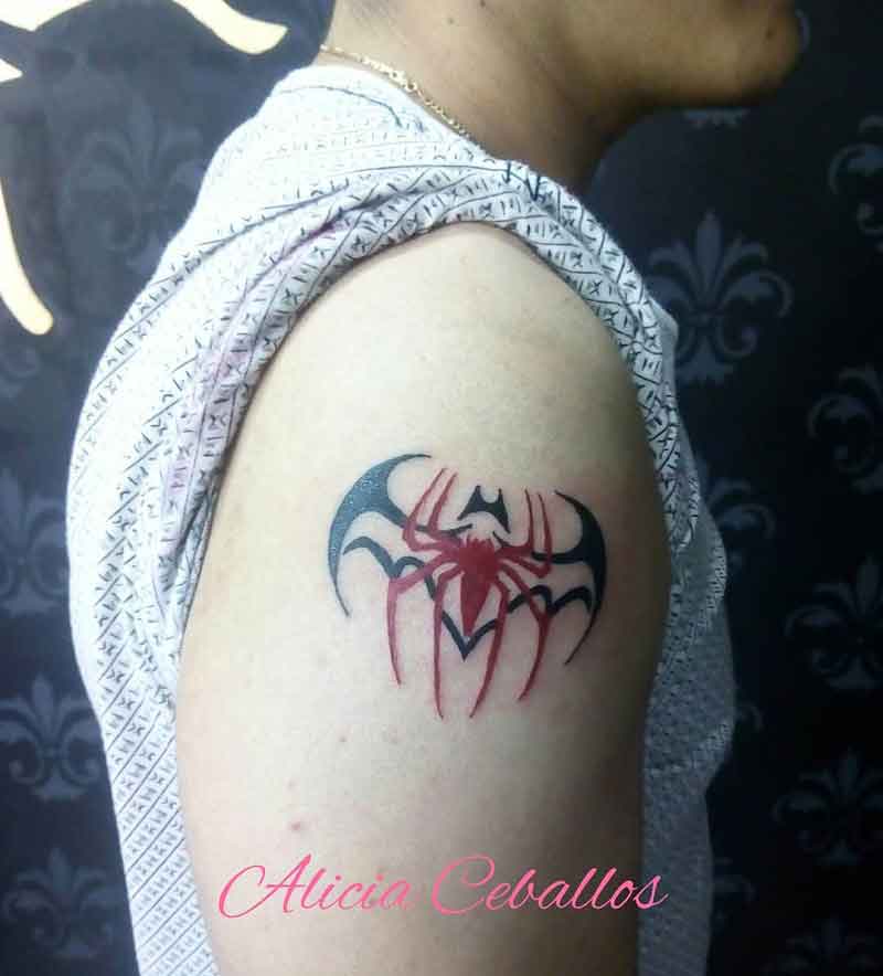 Spiderman Batman Tattoo 1