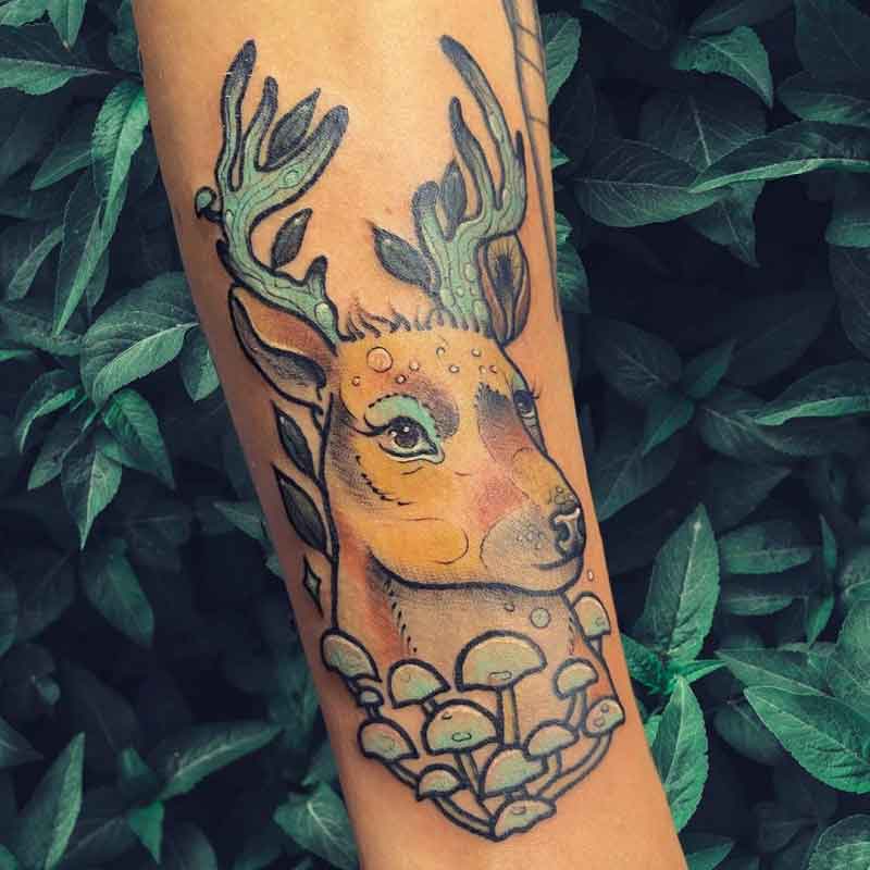 Stag Deer Tattoo 1
