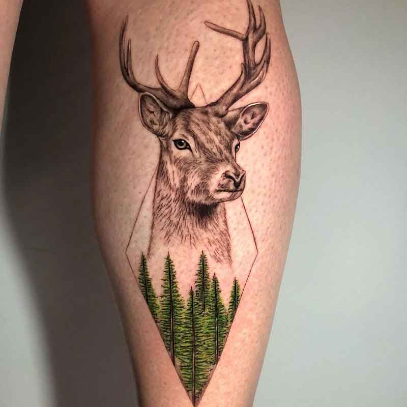 Stag Deer Tattoo 2