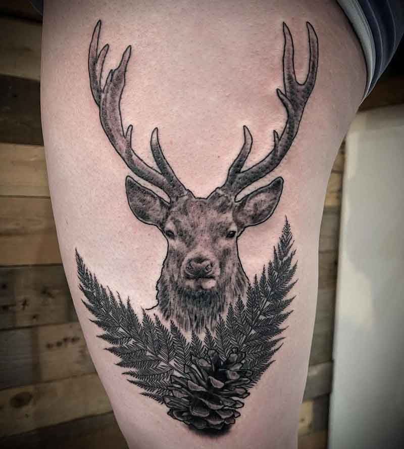 Stag Deer Tattoo 3