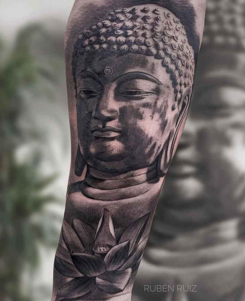 Stone Buddha Tattoo 2