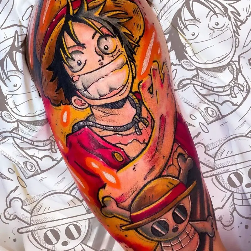 Straw Hat Pirate Tattoo 1