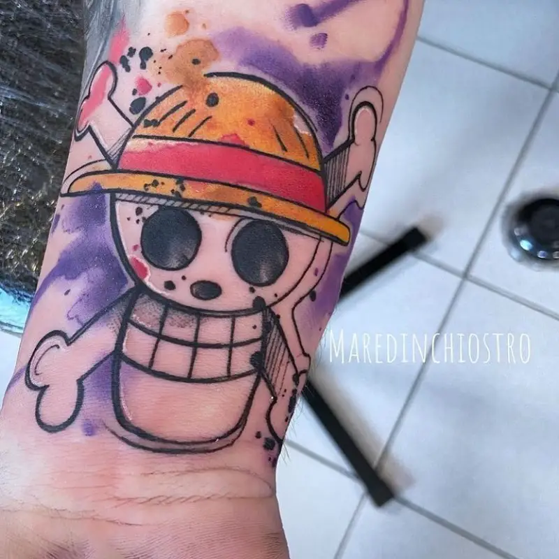 Straw Hat Pirate Tattoo 2
