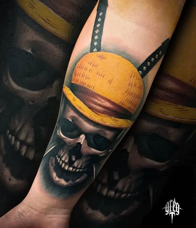 Straw Hat Pirate Tattoo 3