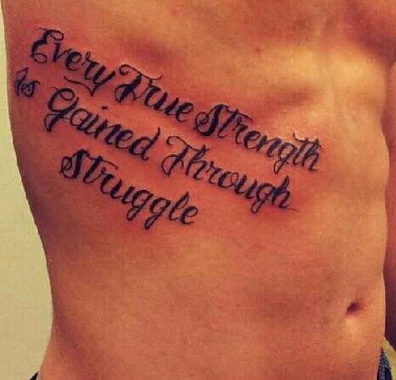 Strength Divorce Tattoos 1