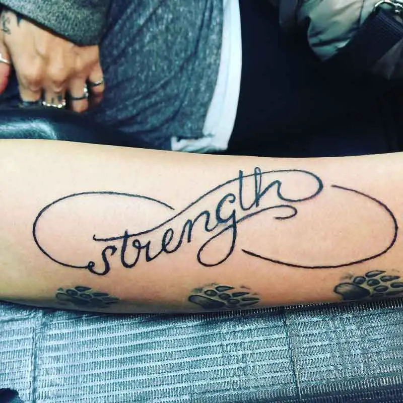 Strength Infinity Tattoo 3