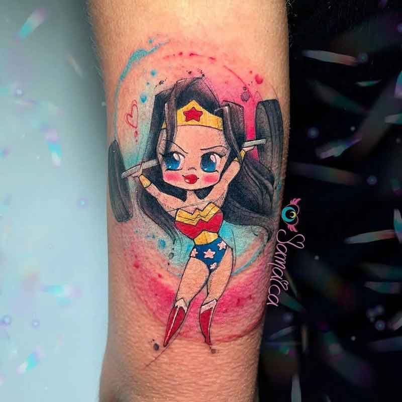 Strength Wonder Woman Tattoo 2