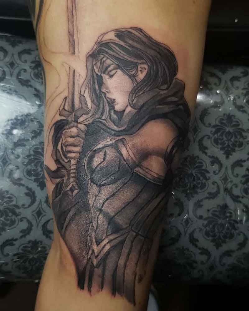Strength Wonder Woman Tattoo 3