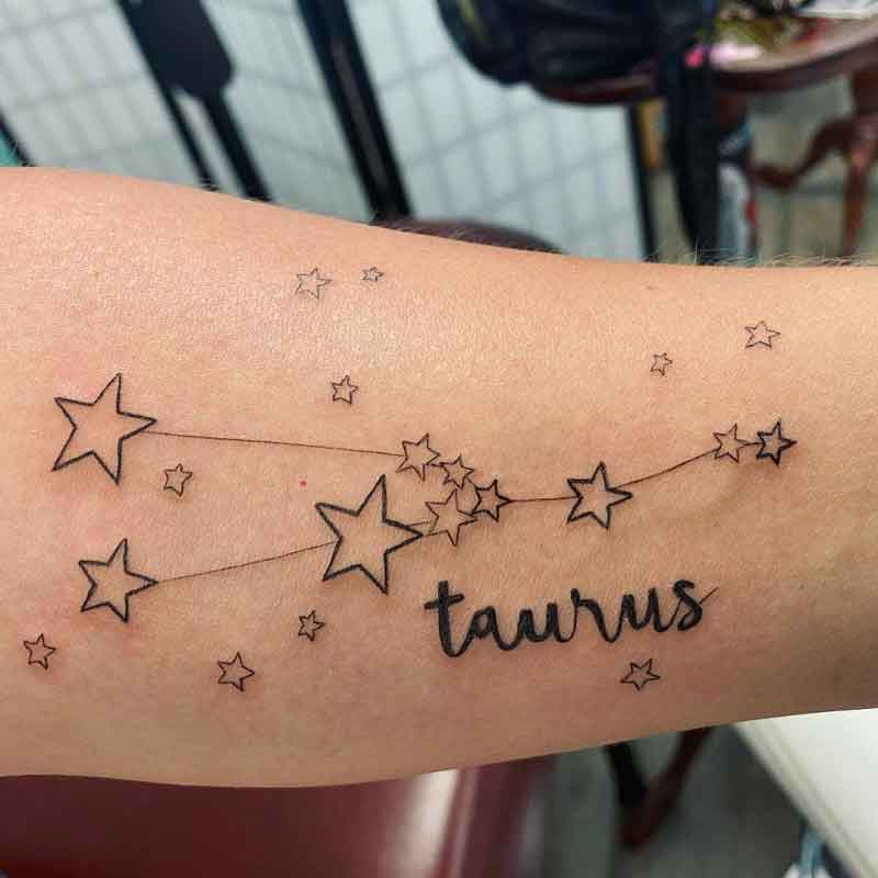 Taurus Constellation Tattoo 1