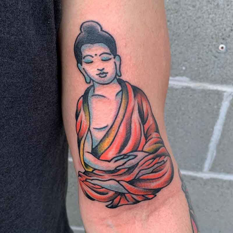 Traditional Buddha Tattoo 1