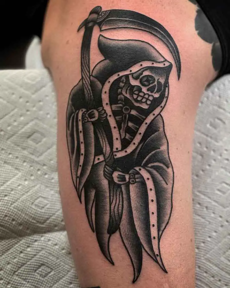 Traditional Grim Reaper Tattoo 1