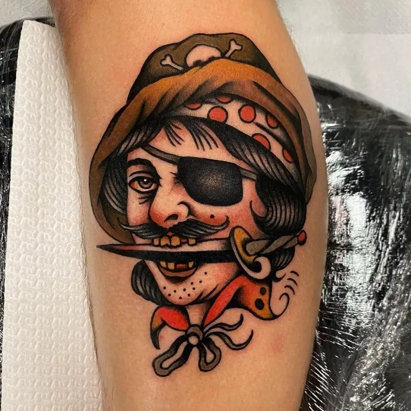 Traditional Pirate Tattoos 3