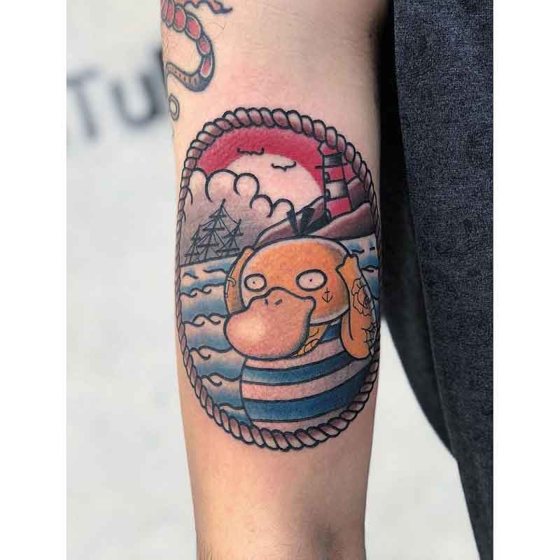 Traditional Pokemon Tattoo 3