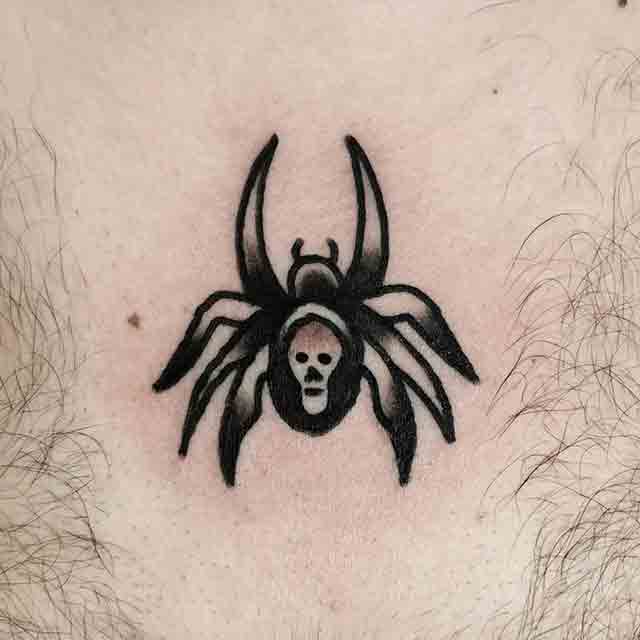 Traditional-Spider-Tattoo-(2)