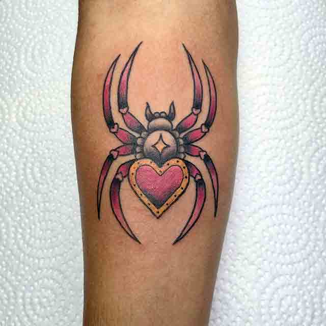 Traditional-Spider-Tattoo-(3)