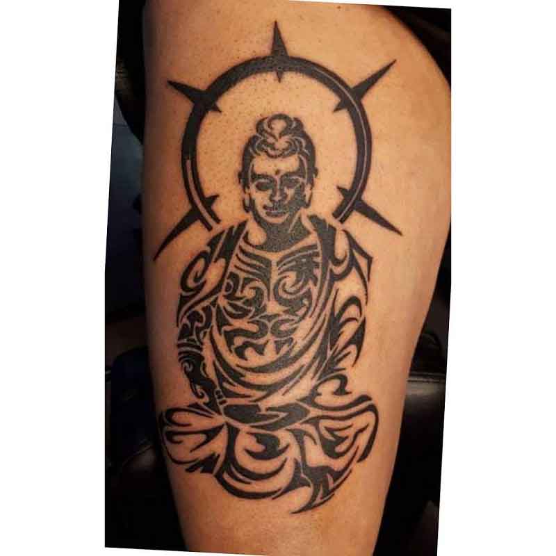 Tribal Buddha Tattoo 3