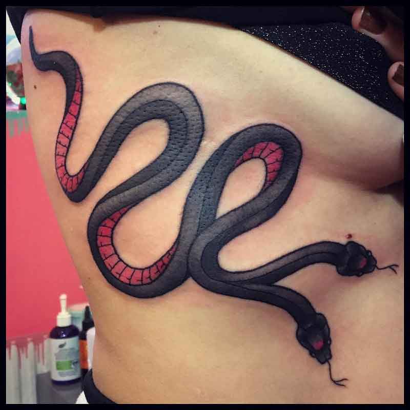 Two Headed Snake Tattoo 1