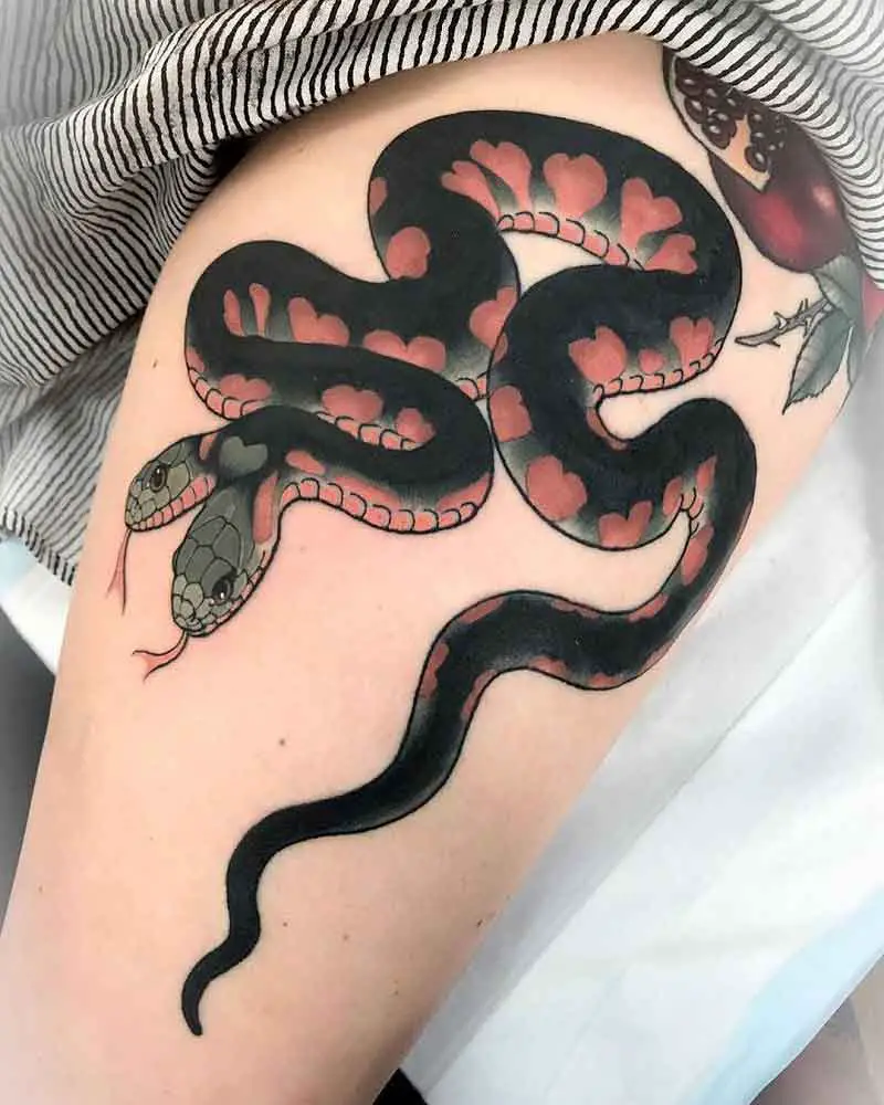 Two Headed Snake Tattoo 2