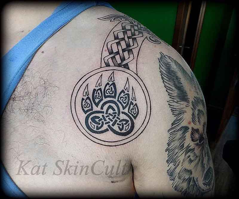 Viking Bear Paw Tattoo 3