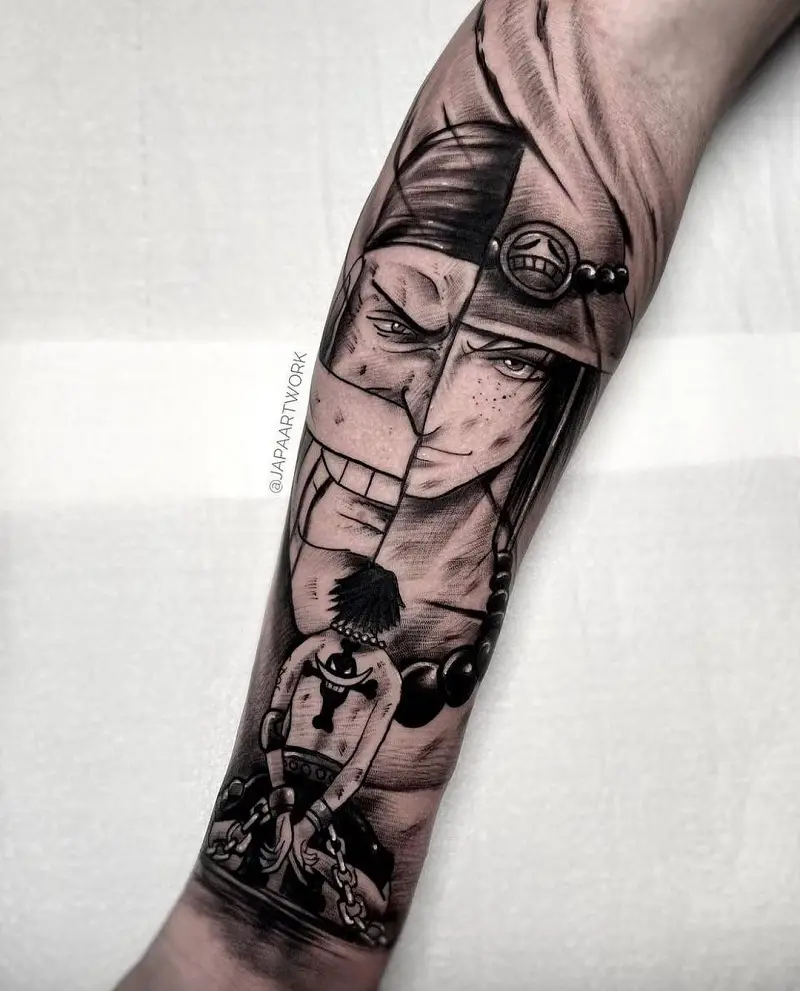 Whitebeard Pirates Tattoo 2