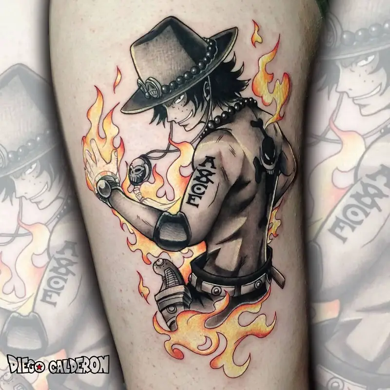 Whitebeard Pirates Tattoo 3