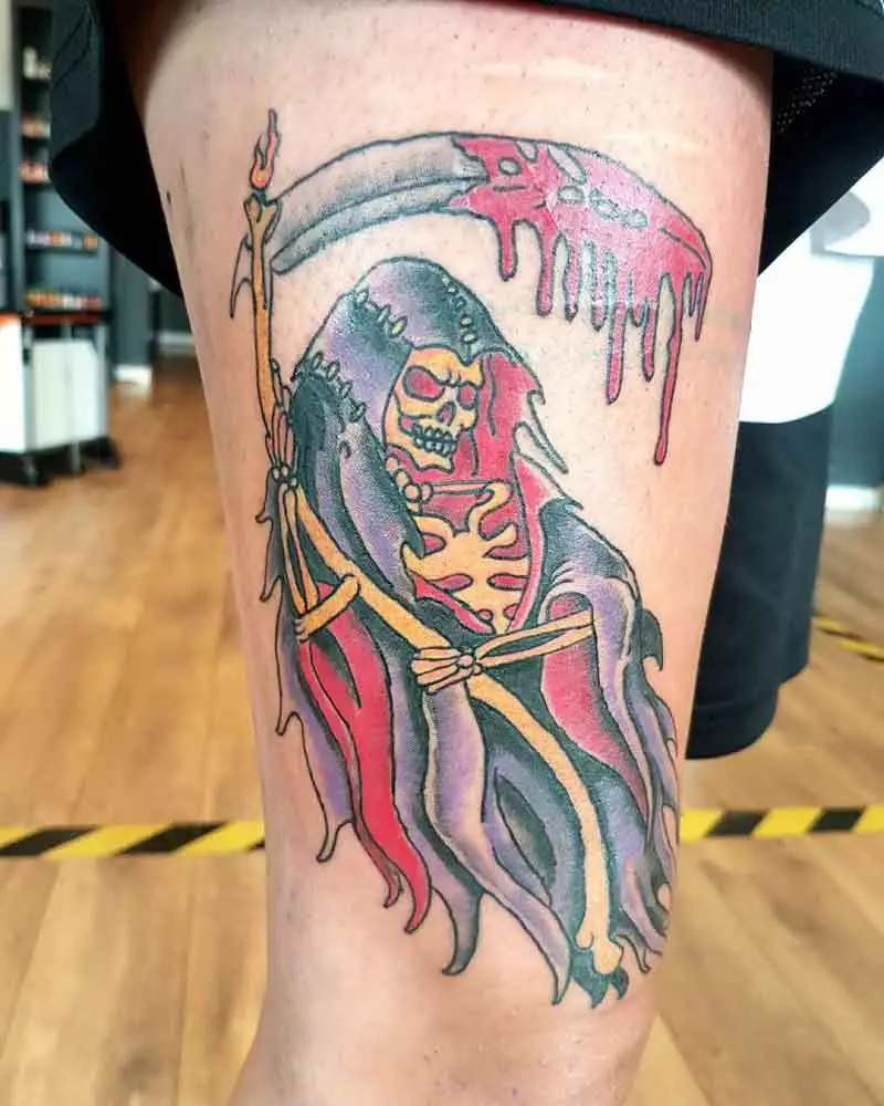 Wicked Grim Reaper Tattoos 1