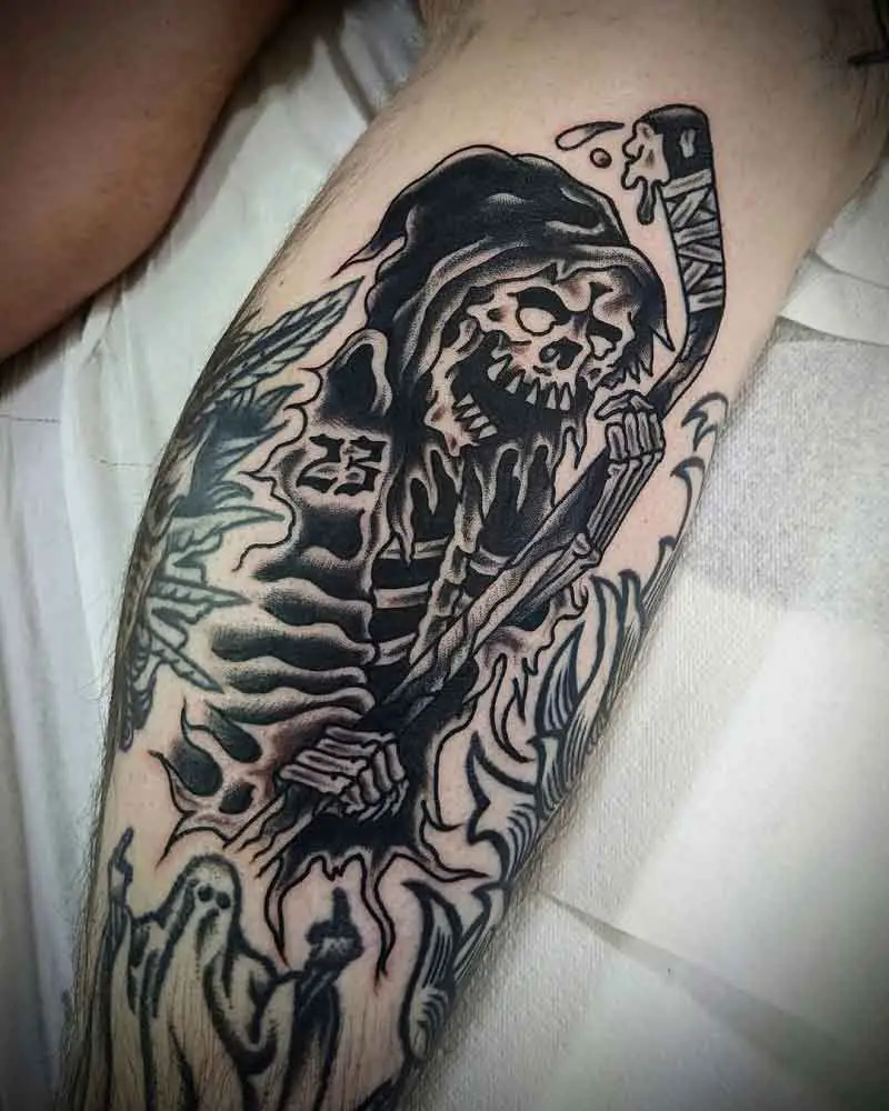 Wicked Grim Reaper Tattoos 2