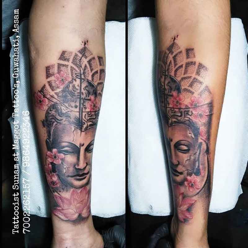 Wrist Buddha Tattoo 3