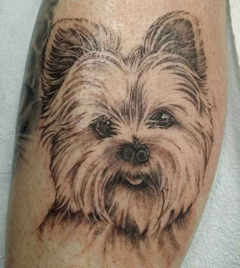 Yorkie Dog Tattoos 1