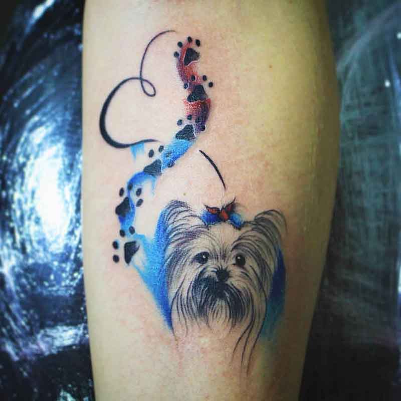 Yorkie Dog Tattoos 3