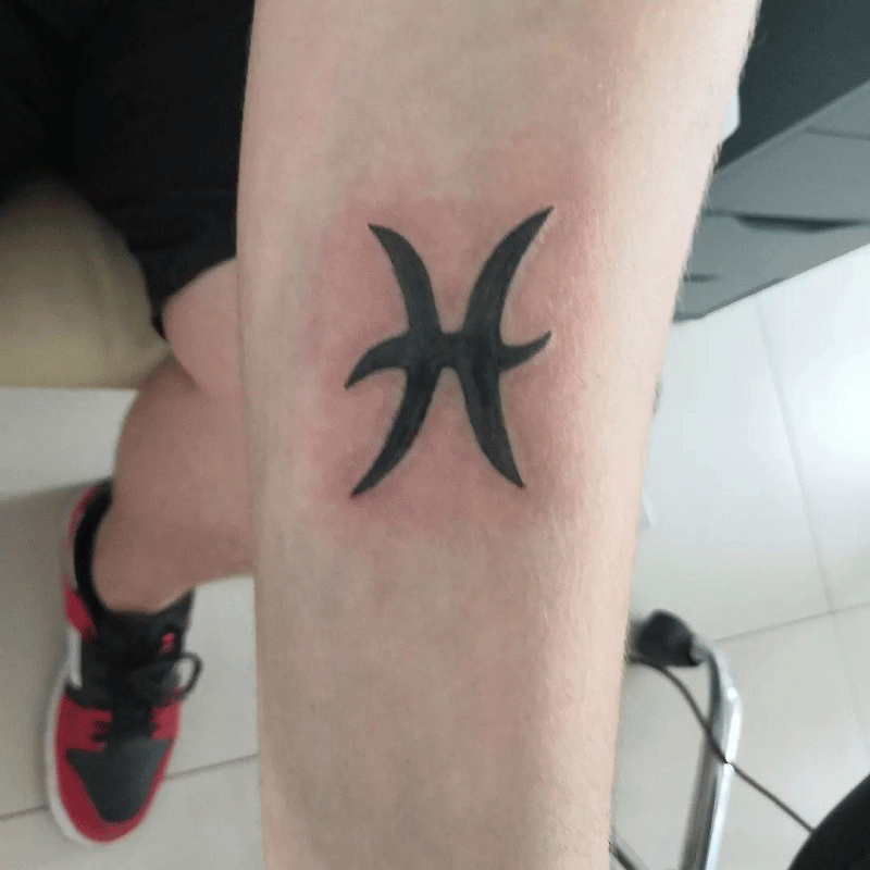 Zodiac Sign Pisces Tattoo 3