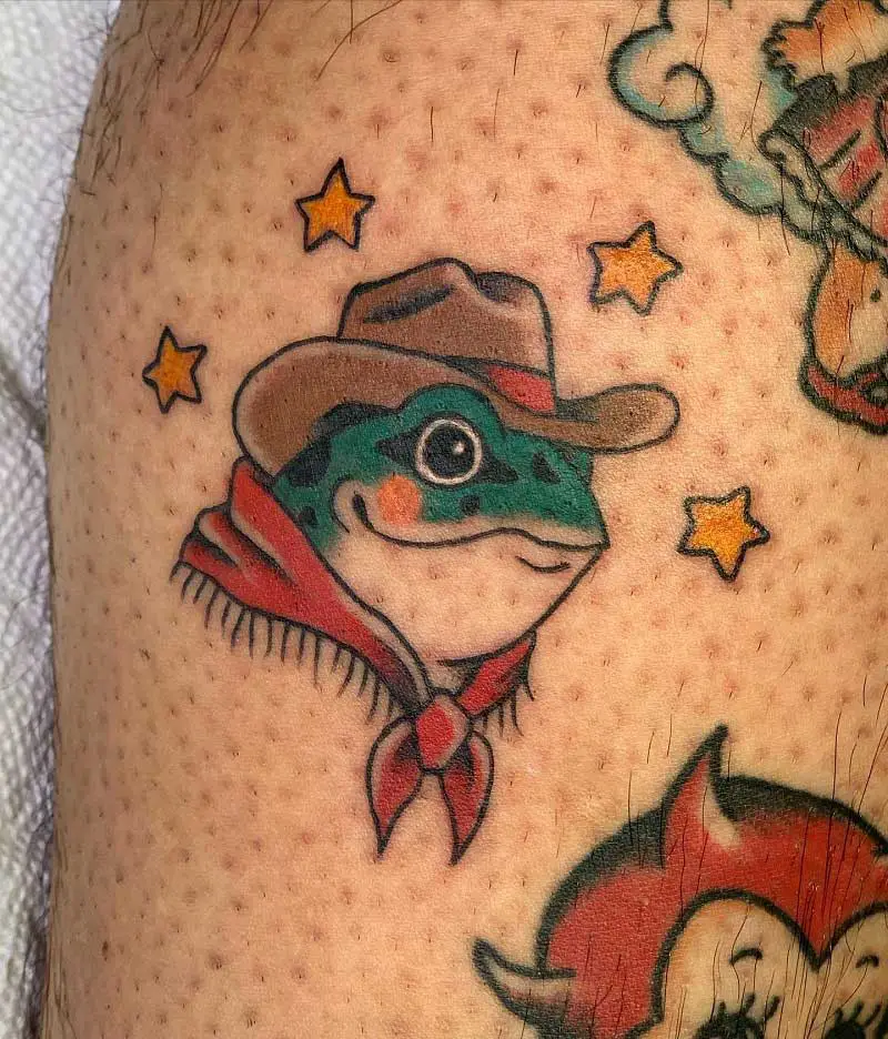 Aggregate 71 american traditional frog tattoo best  thtantai2