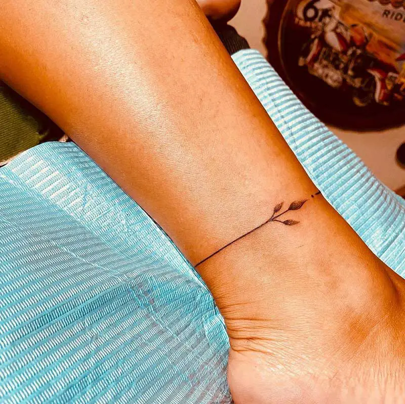 Tattoo tagged with eldabernardes small individual matching matching of  sacred geometry shapes ankle band tiny mandala henna ankle ifttt  little sacred geometry medium size half mandala band  inkedappcom