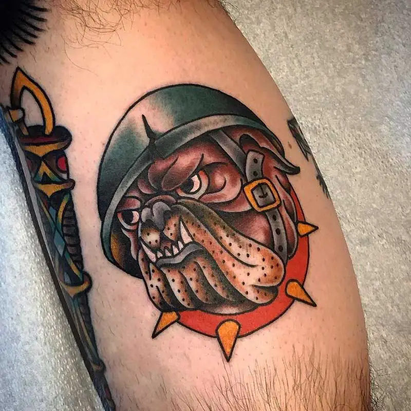 prompthunt tattoo of two Cute happy dogs poodle and pug best pals tattoo  on paper in a rope frame in the style of sailor Jerry flat flash sheet  canvas watercolour and ink