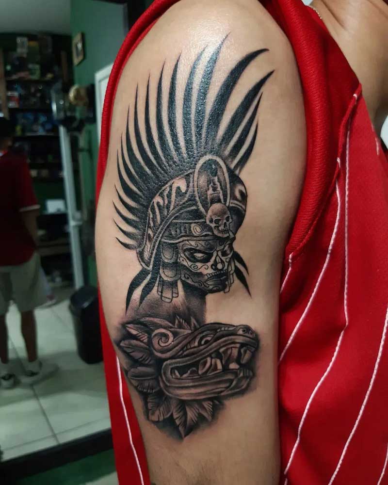aztec-god-quetzalcoatl-tattoo-1