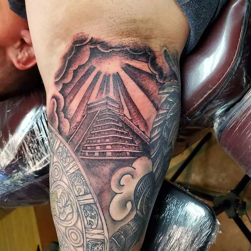 pyramid tattoo drawing