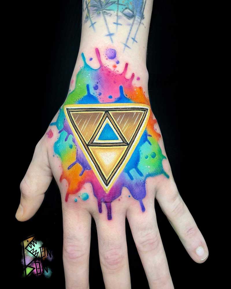 triforce hand tattoo zeldaTikTok Search