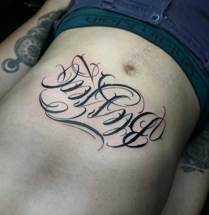 blessed-lettering-tattoo-3