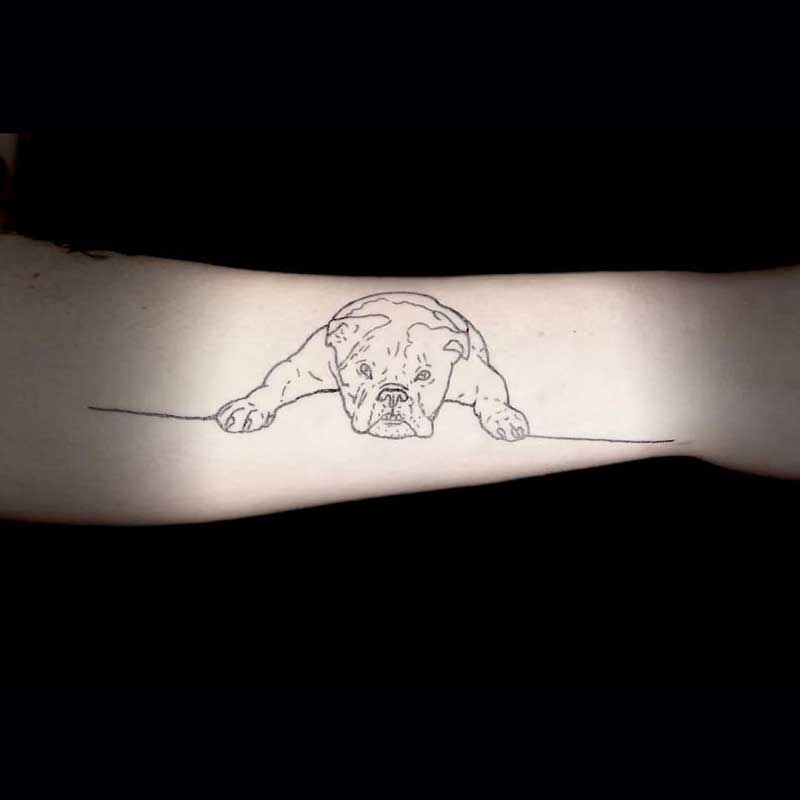 bulldog-outline-tattoo-1