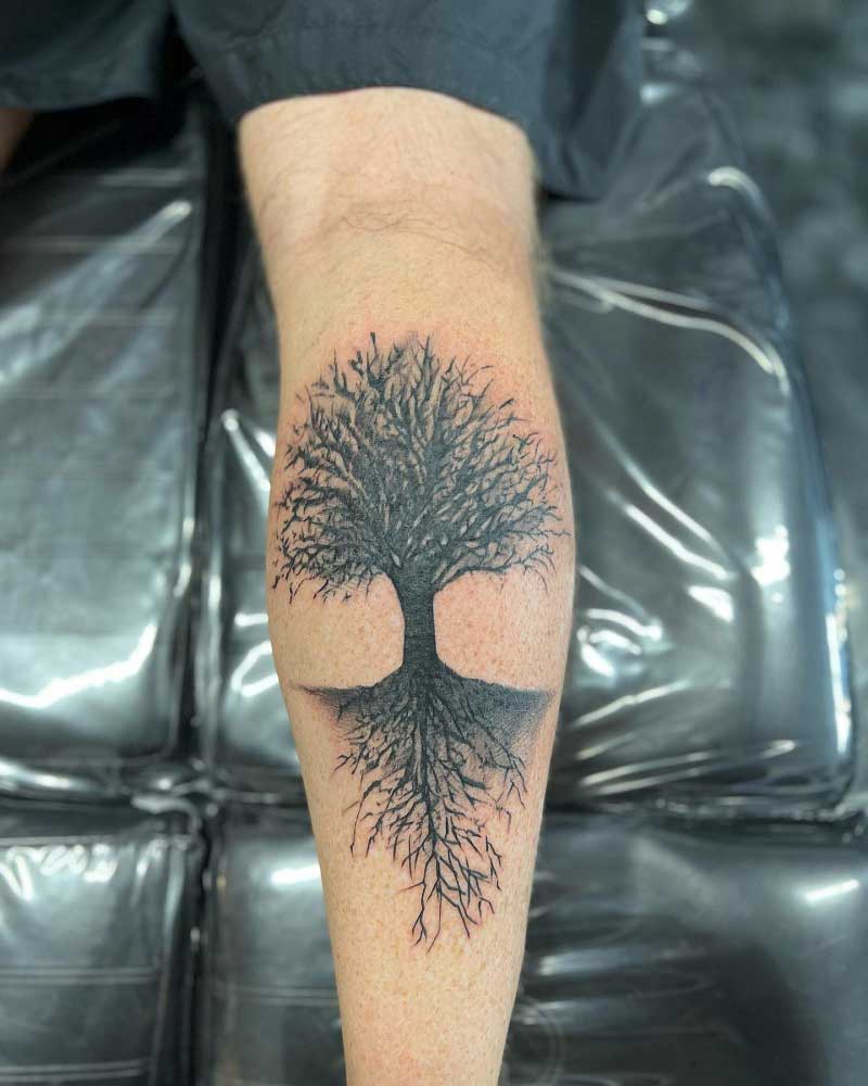 calf-tree-tattoo-1